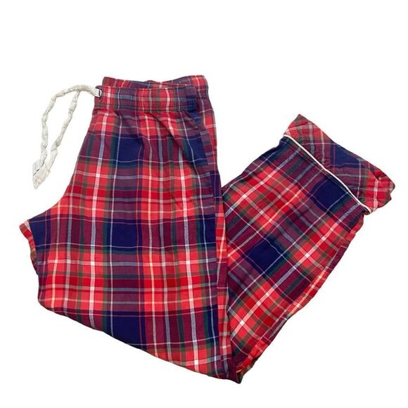 Ladies Victoria’s Secret Plaid Lightweight Lounge Pants Size Medium Short - Picture 1 of 7